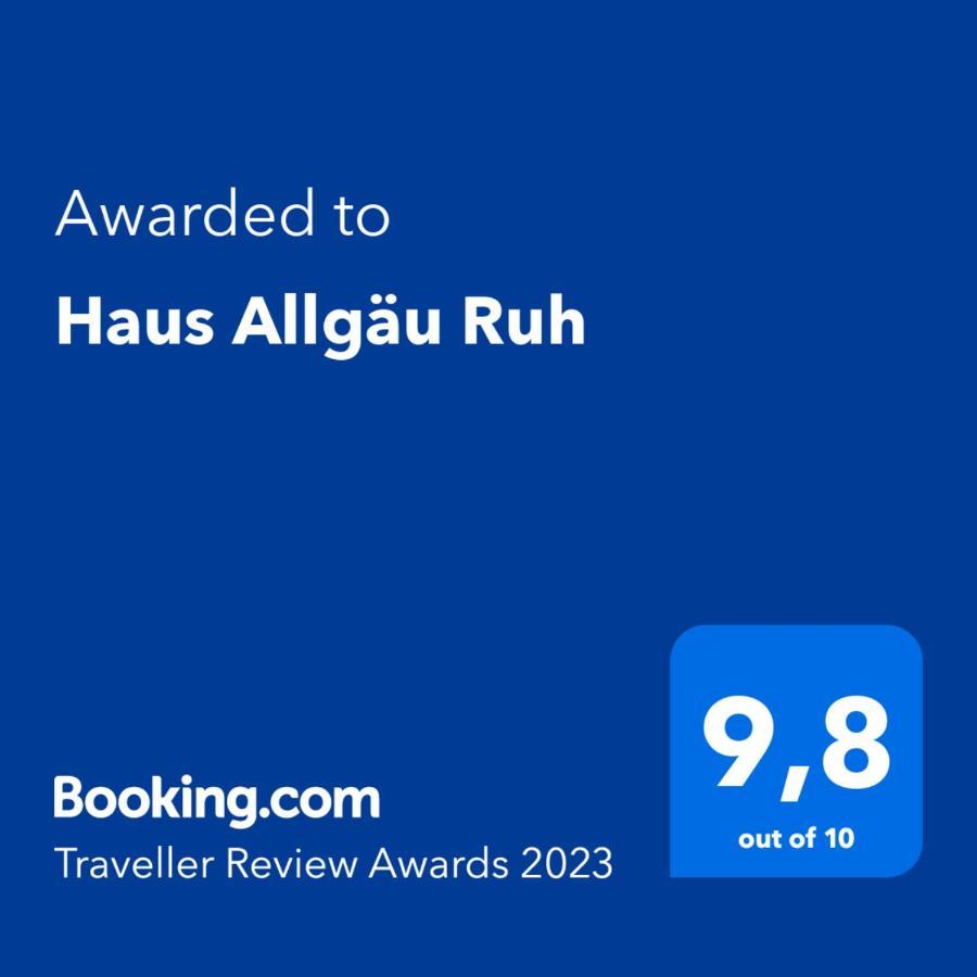 Ferienwohnung Haus Allgäu Ruh Görisried Exterior foto